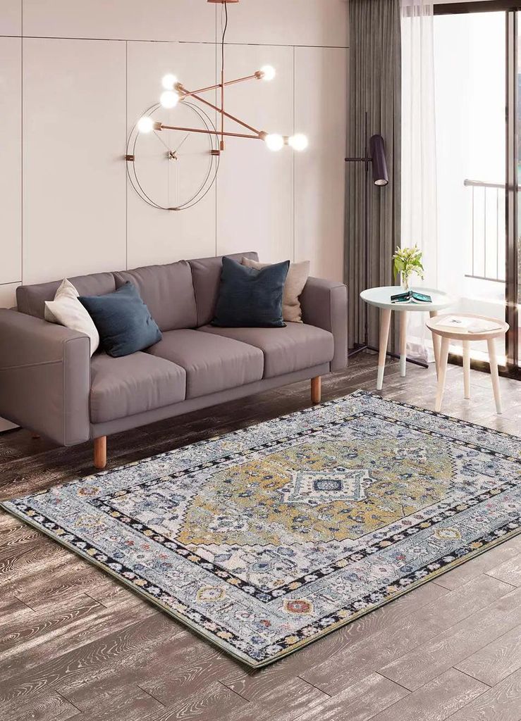 ATTICGO Kurzflorteppich MABEL Vintage in Mehrfarbig, 120x170 cm