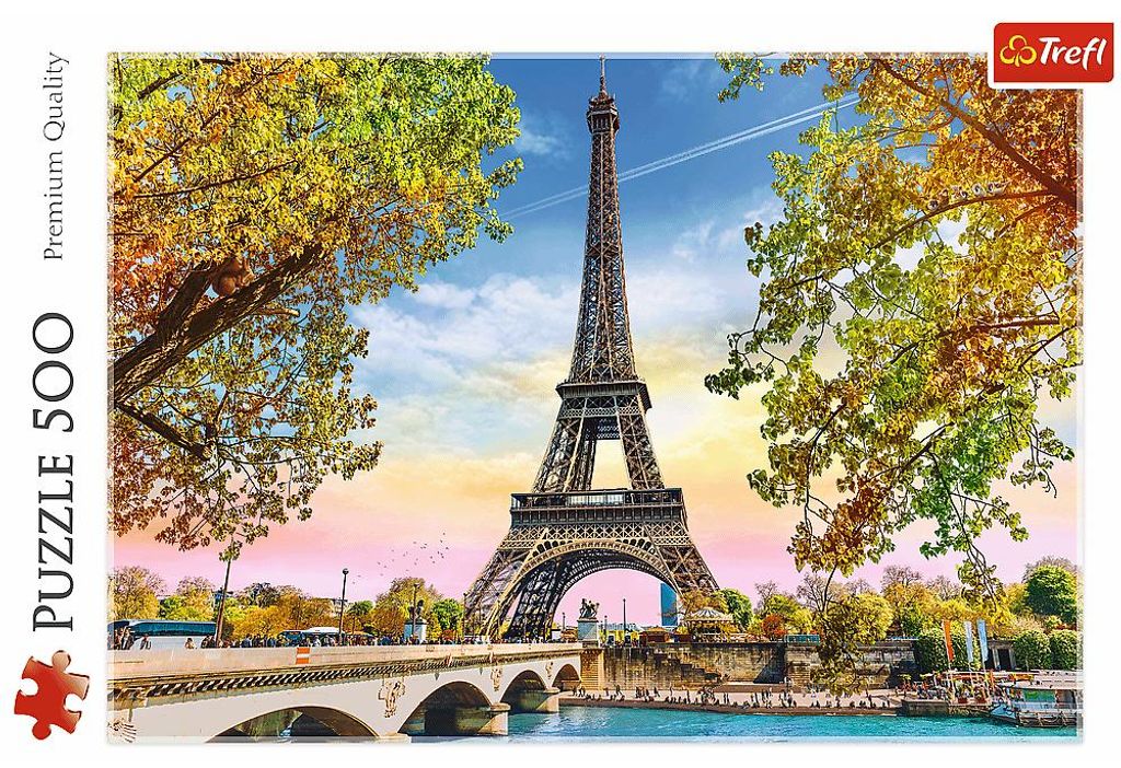 TREFL 37330 Puzzel: Romantisch Parijs - 500 stukjes Productafbeelding 