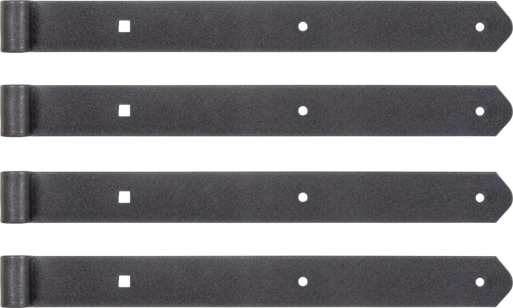 Alberts 822705 DURAVIS Ladenband, gerade, Abschluss abgerundet, schwarzdiamant duplexbeschichtet, Rollen-Ø 13 mm, Größe 400 x 40 mm, 4er Set