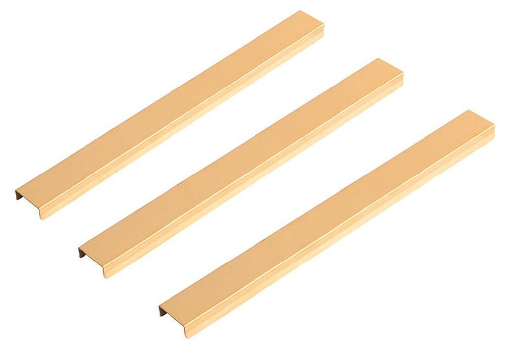 HOME DELUXE Dekoleiste für Akustikpaneel 3er Set – Gold 30 Produktbild 