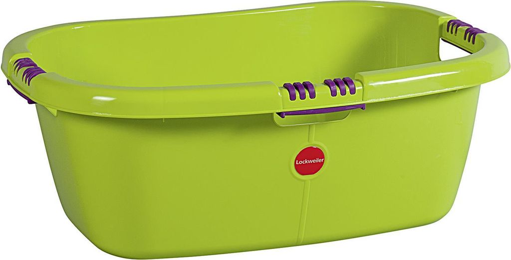 Lockweiler Wäschewanne Ergo mit Softgriff 28 ltr. 65x45x25 cm limone