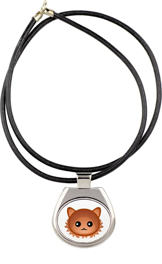 Gioiello Laperm Art-Dog | Ciondolo Grafico Moderno con Catena