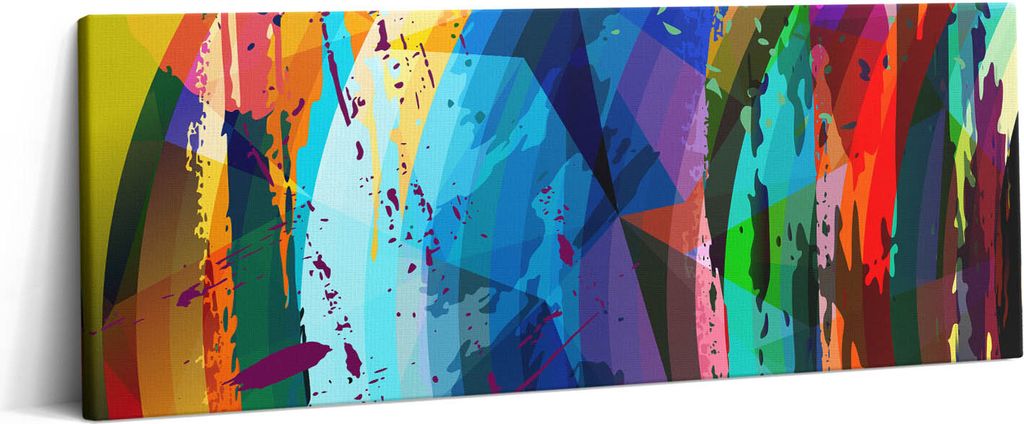 Abstrakter Hintergrund – Leinwandbild Wandbild – 125x50 cm – Leinwandbilder – Wandbilder – Schlafzimmer – Flur