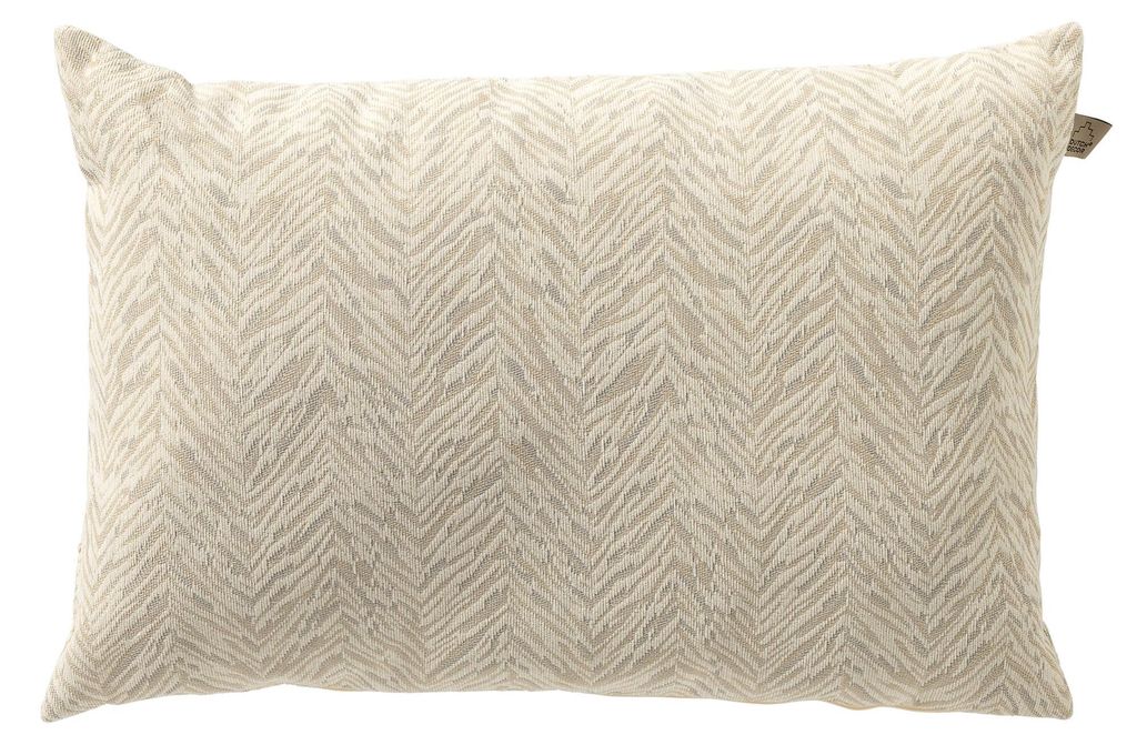 Dutch Decor Outdoor Dekokissen Geometric Augusta 40x60 cm Weiß