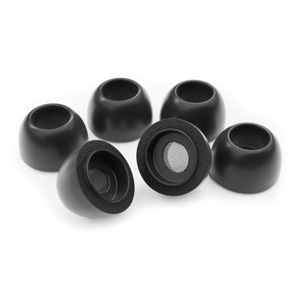 6 x Schaum Ohrstöpsel Ohrhörer Gummi Tipps Für Apple AirPods Pro 1 & Pro 2 Kopfhörer Ohrhörer - Mittel