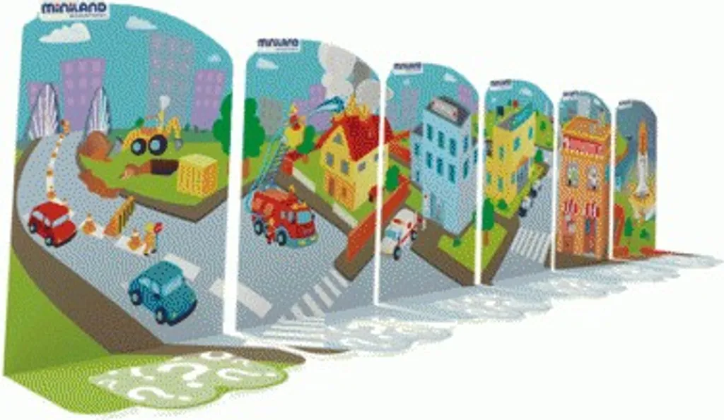 Miniland Job Blocks Jeu de Construction Multicolore Taille Unique Enfant