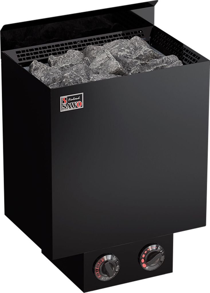 Saunaöfen Sawo Nordex 9.0 kW, Schwarz | mit integrierter Steuerung | NRN-90NB-BL-Z-C