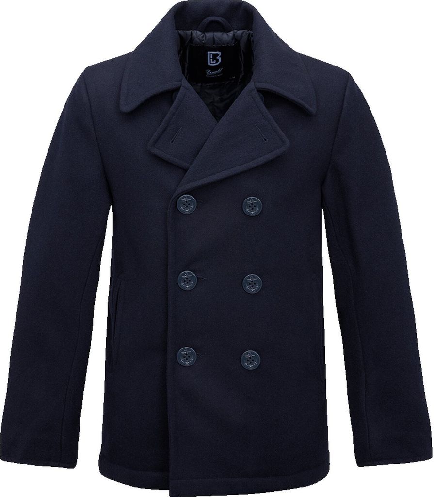 Brandit Uniformjacke Herren Pea Coat navy L Produktbild 
