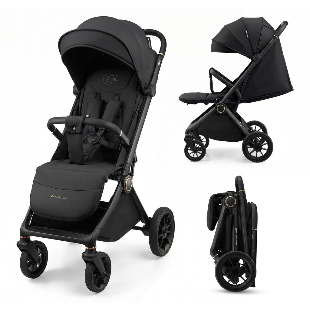 Kinderkraft DAVE Buggy leicht klappbar bis 22 kg, 93 cm Produktbild 