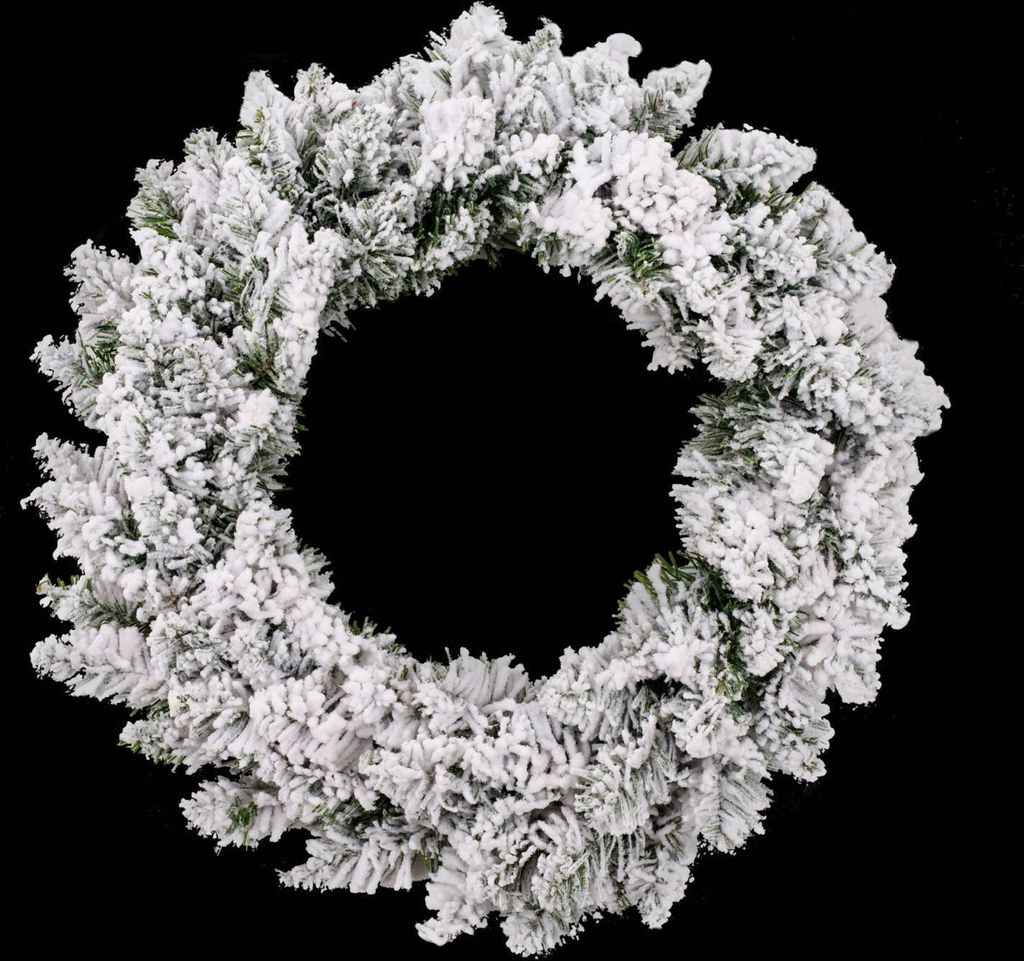 Adventskranz Schneeweiß, 40 cm Produktbild 