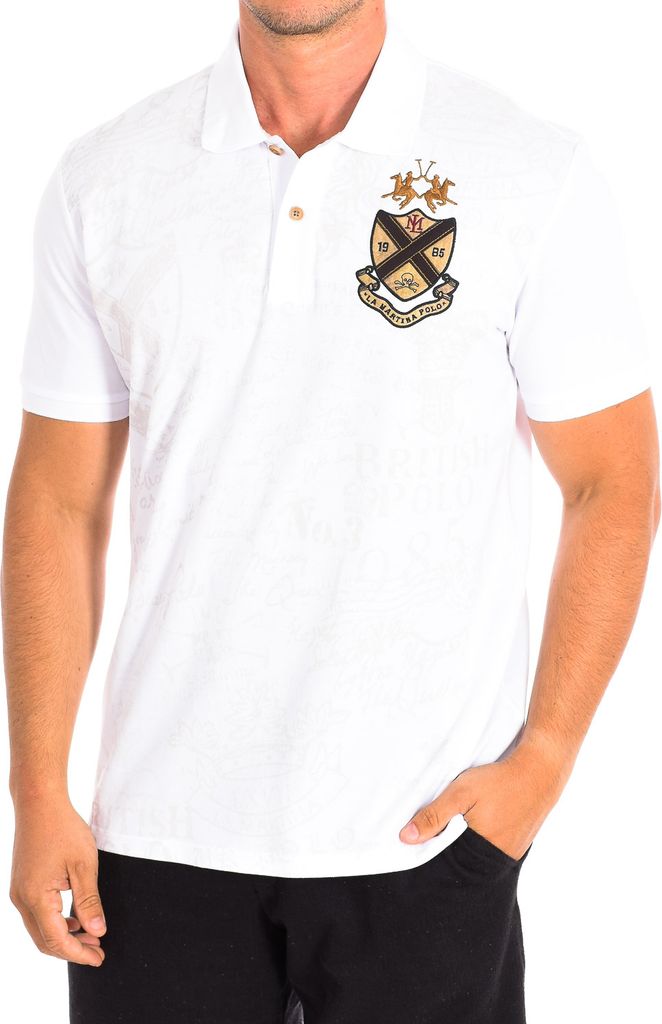 La Martina Kurzarm-Polo TMPE30-PK097 Mann