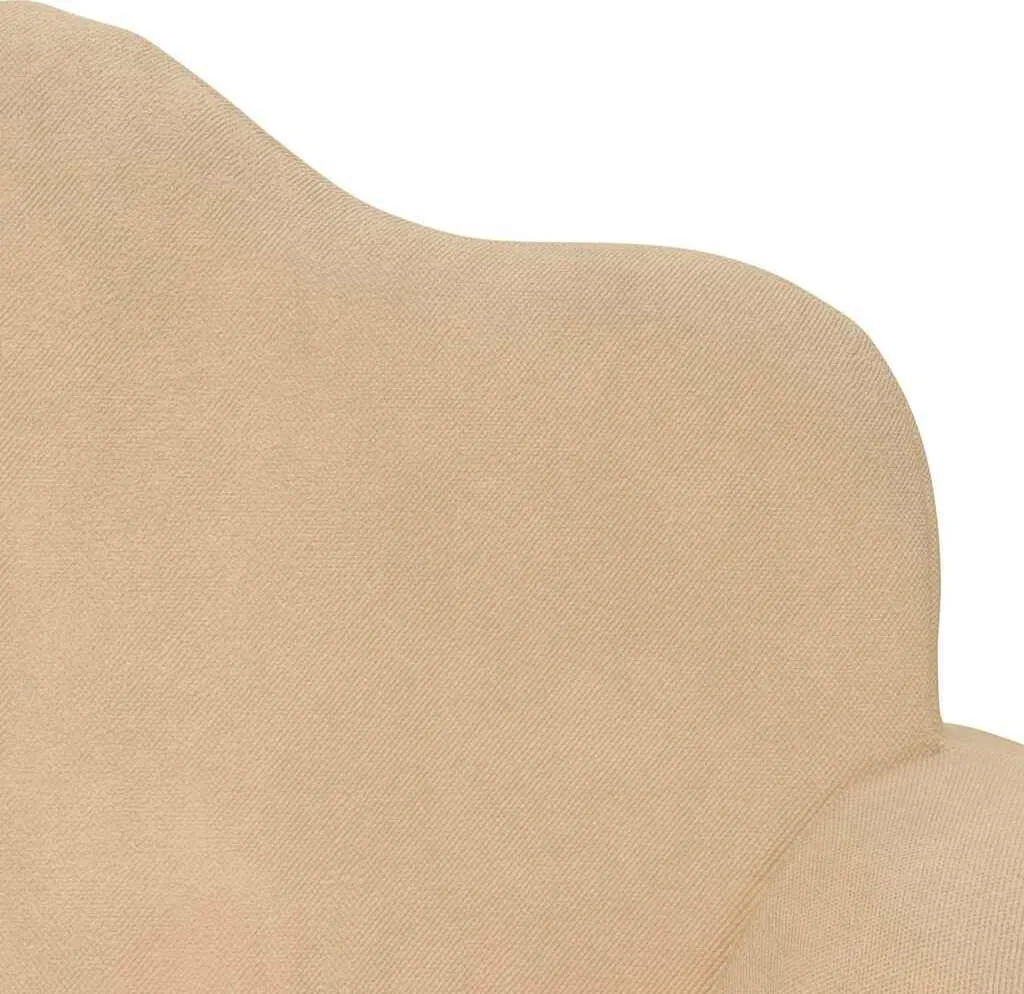 Divano Letto Bambini Peluche Crema vidaXL - Arredo Cameretta - 7