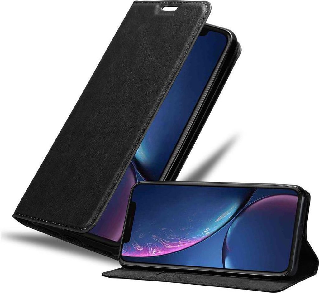 Cadorabo Hülle für Apple iPhone 11 PRO Schutz Hülle in Schwarz Handyhülle Etui Case Cover Magnetverschluss