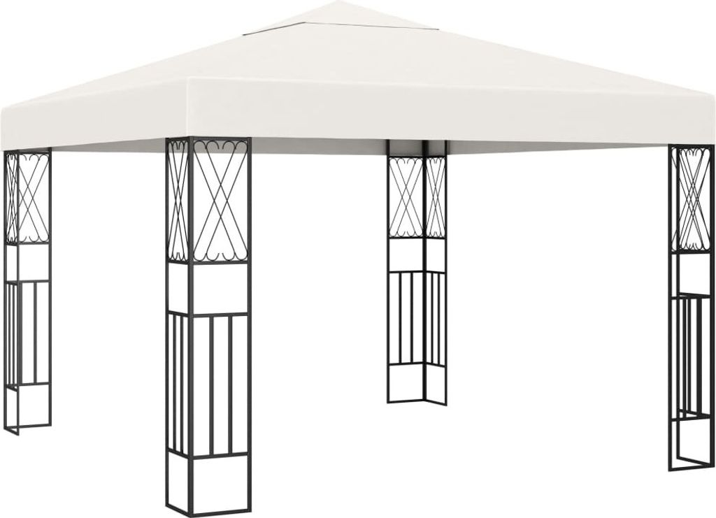 Pavillon 3×3 m Creme Stoff , Pavillons & Partyzelte Design 2024