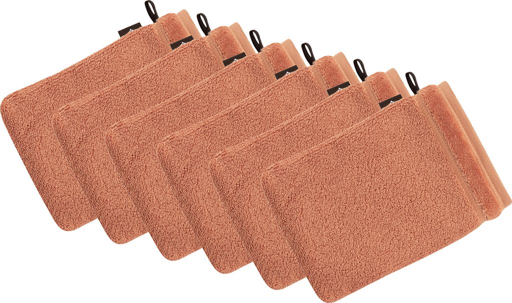6er Pack Waschhandschuh Pure von der Marke Vossen 22 x 16 cm