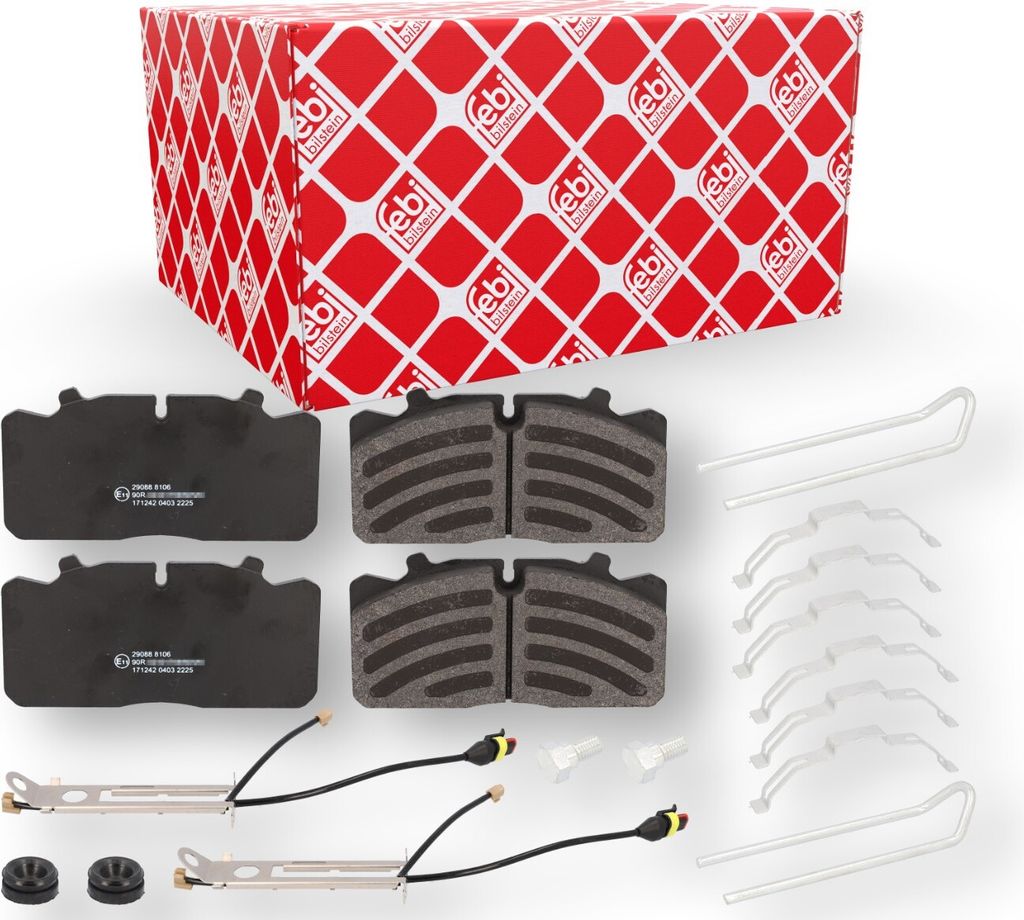 Febi Bremsbeläge Satz Hinten Vorne Bremsklötze für DAF LF 45 171242