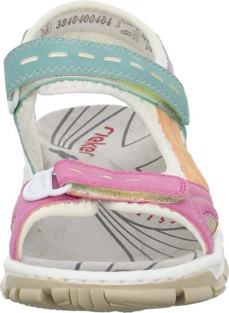 Rieker Damen Sandale bunt Trekking Outdoor gepolstert Produktbild 42