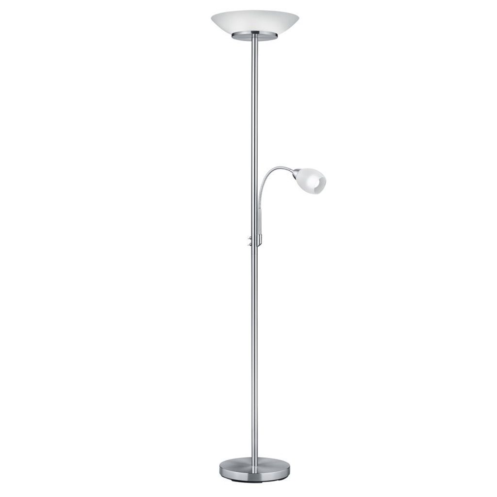 Reality Gerry stojací lampa E27 dvojitá ⌀34cm matný nikl Obrázek produktu 