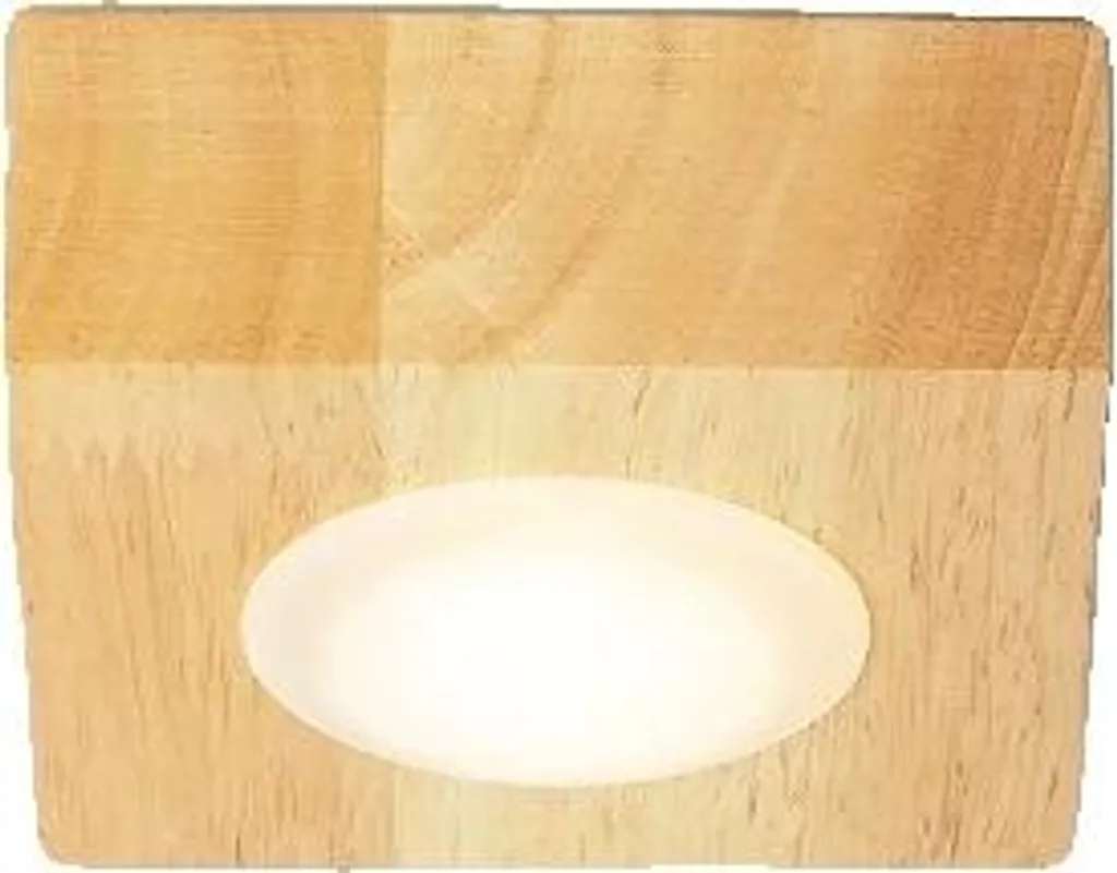 Lampada da Soffitto Moderna Legno e Metallo B - Illuminazione Calda - 2