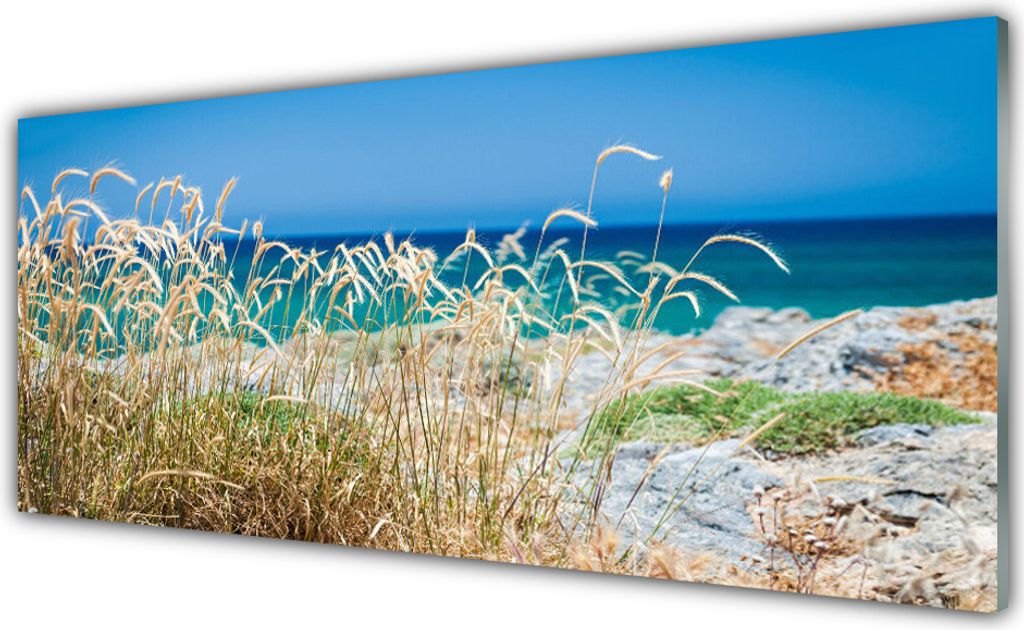 Glasbilder 125x50 Wandbild Druck auf Glas Strand Landschaft