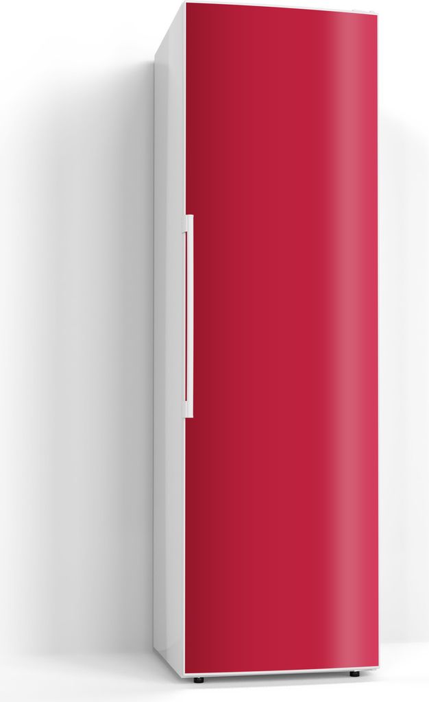 DEQORI Magnetmatte Kühlschrank beschreibbar 60x200 cm 'Dunkelrot' Magnetfolie Deko-Folie