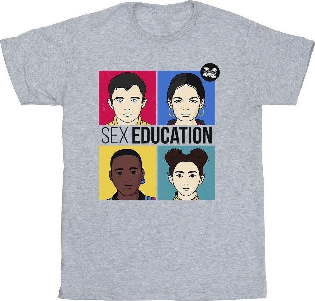 Netflix - " Education" T-Shirt für Herren BI45222 (S) Produktbild 