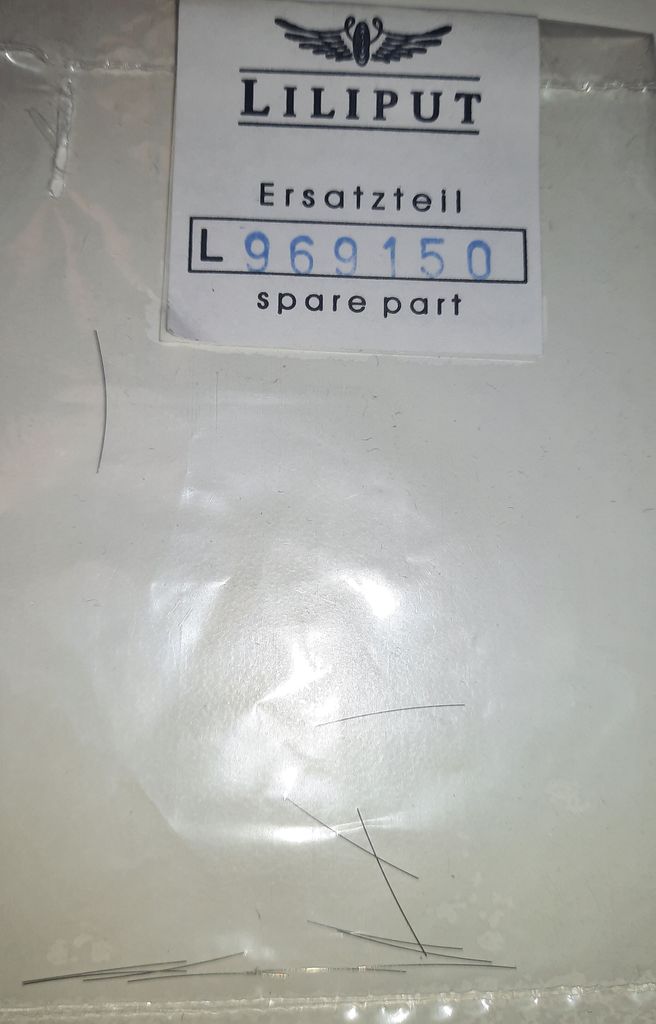 Liliput L 969150 Spur N Stabfeder  15 mm  (10 St.) Produktbild 