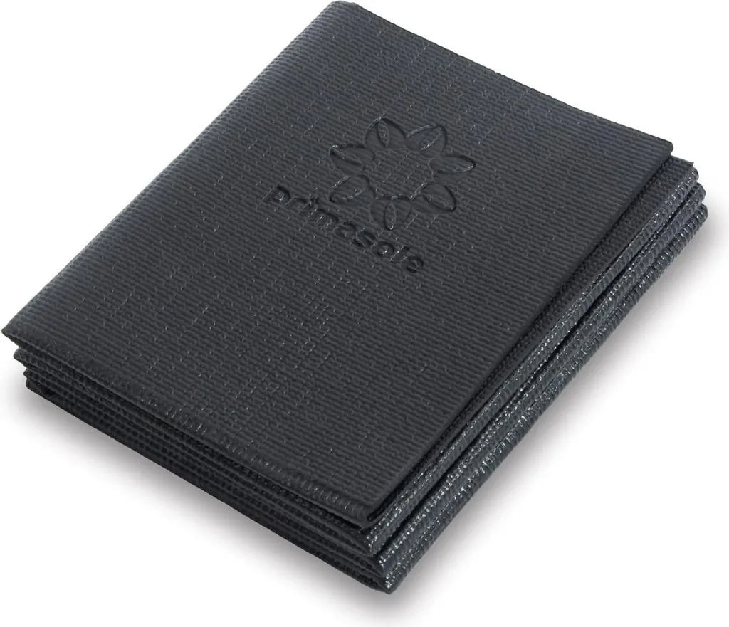 Tapis de yoga pliable noir 4mm - Fini l'encombrement pour votre sport