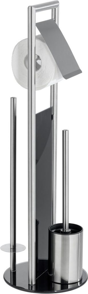 WENKO WC-Garnitur Ravina Edelstahl matt, mit Produktbild 2