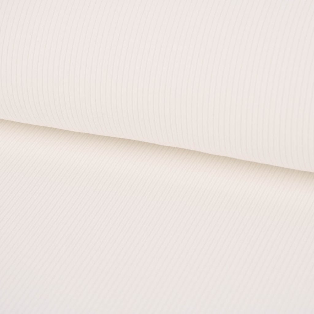 Baumwolljersey Stoff Meterware Jerseystoff Rib Rippenstruktur 1,45m