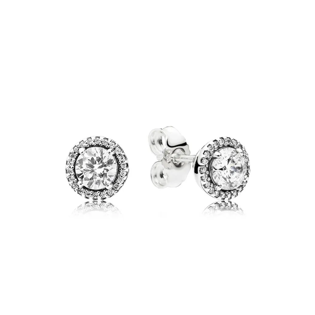Boucles d'oreilles Pandora 296272CZ Argent Couronne de rayons Femme