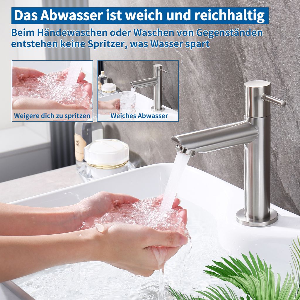 Erstaunlich Wasserhahn Gste Wc Kaltwasser Bild