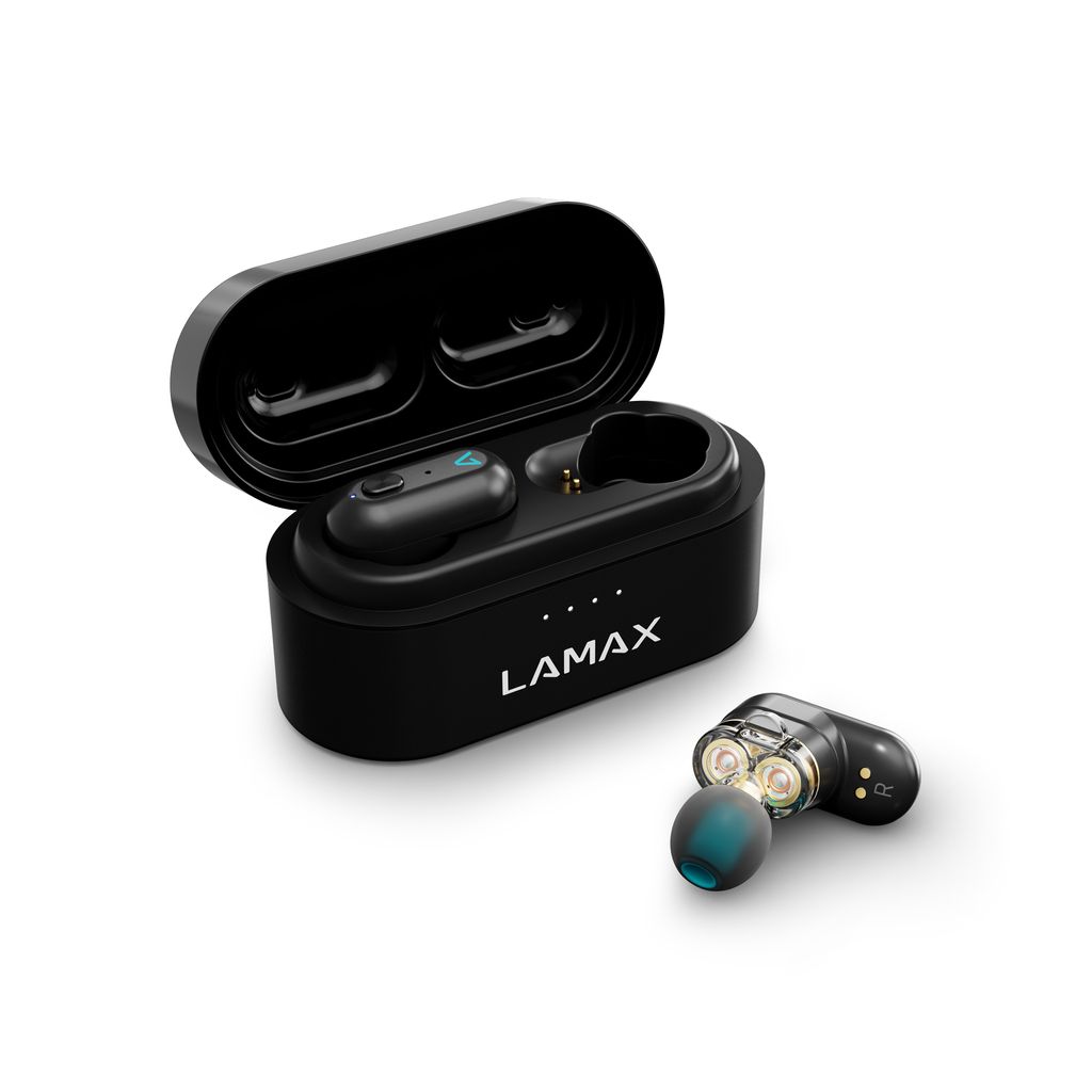 LAMAX In-Ear Duals1 True Wireless BT 5.0 Akku 28 Std. Zdjęcie produktu 