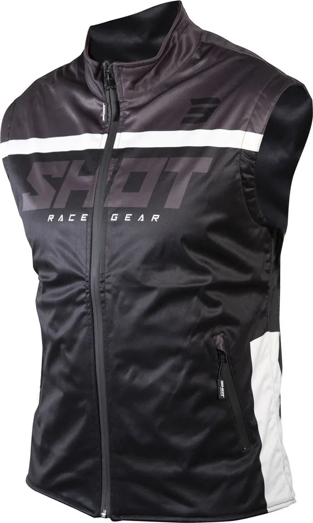 Gilet Shot Bodywarmer Lite 2.0 Noir : fini l'équipement lourd en MX