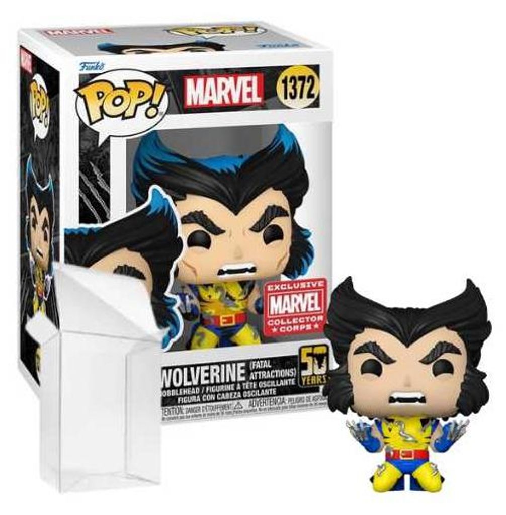 Funko Pop! Marvel: Wolverine (Fatal Attractions) #1372 Collector Corps Exclusive