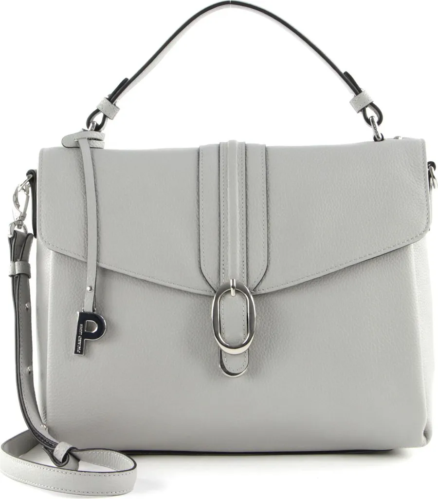 Sac à main bandoulière Neapel gris Kiesel en cuir véritable de PICARD