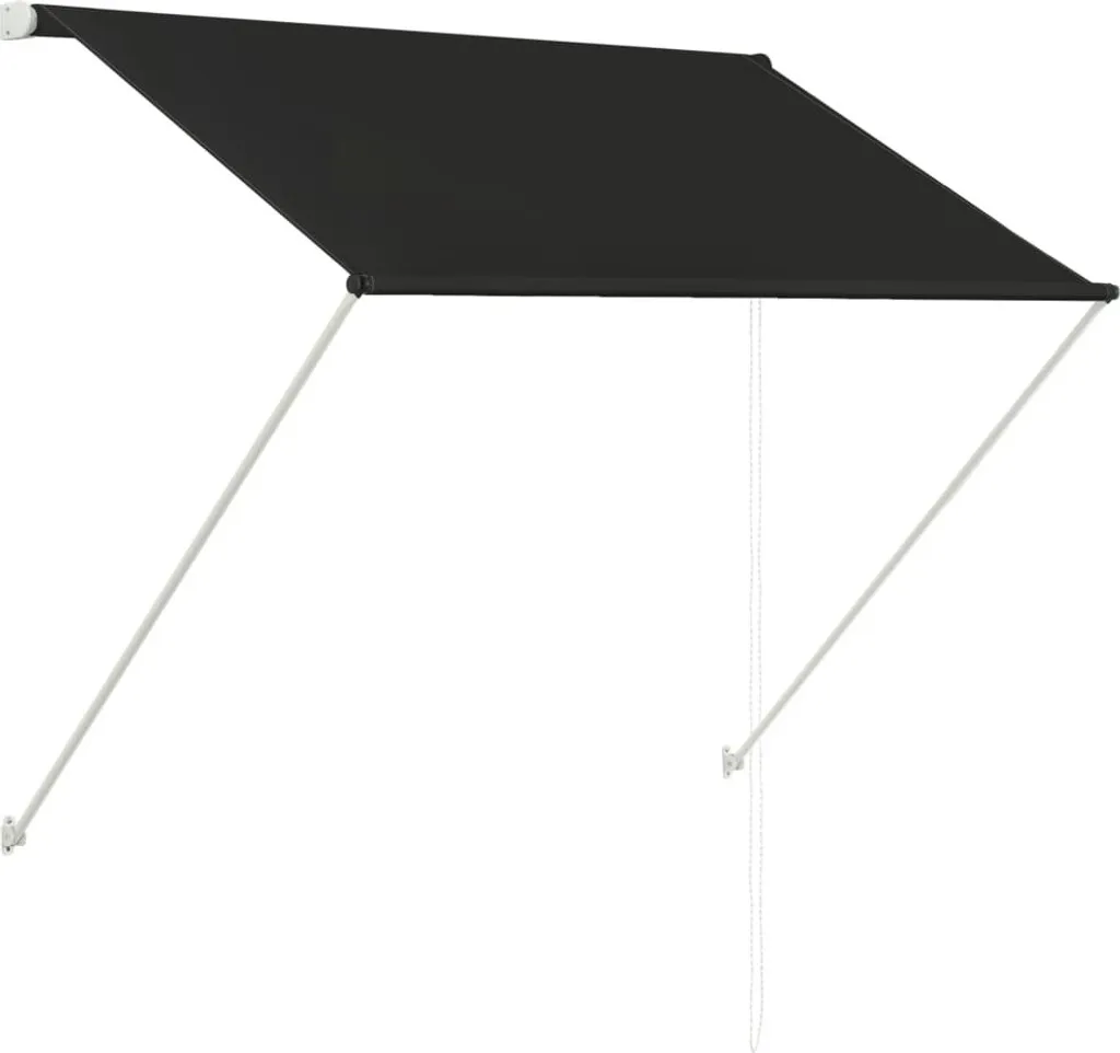 Tenda da sole retrattile 150×150 cm antracite