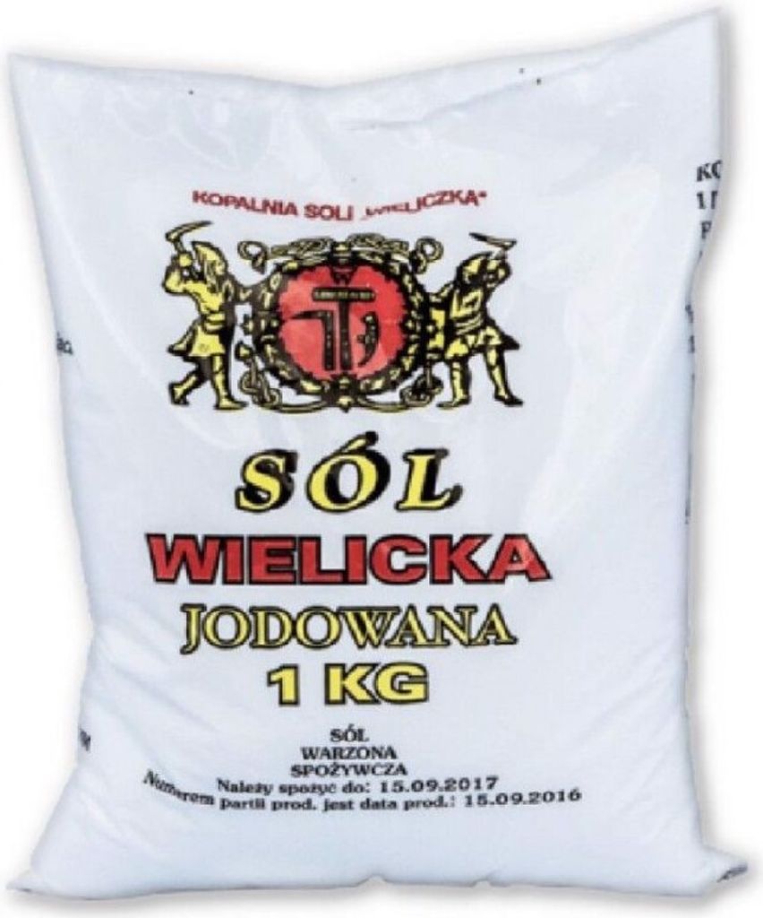 Solec Sól Wielicka Jodowana 1Kg Zdjęcie produktu 