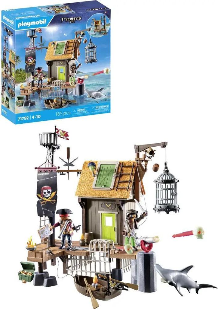 PLAYMOBIL Figurine de port pirate Bleu Bleu One Size Image du produit 