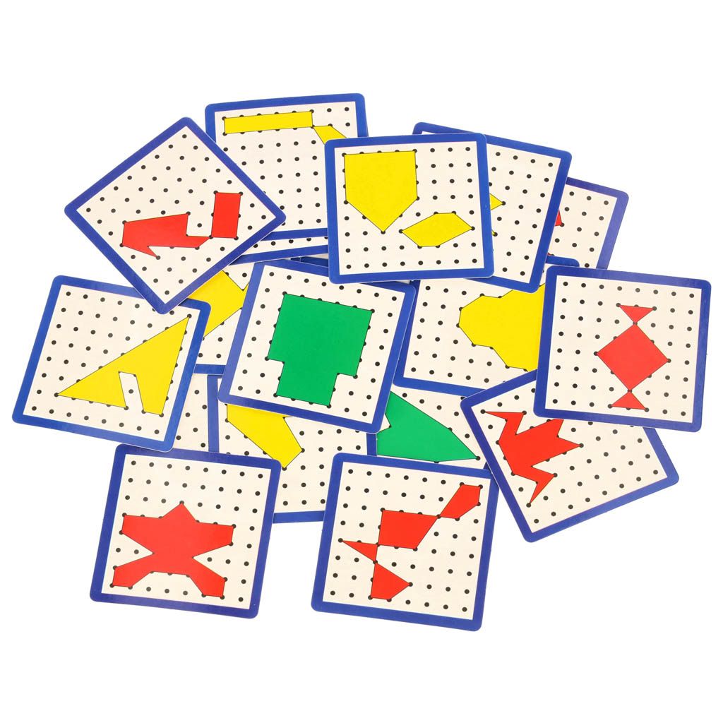 Geoboard geoplan dřevěná skládačka vytvářející tvary pomocí Obrázek produktu 12
