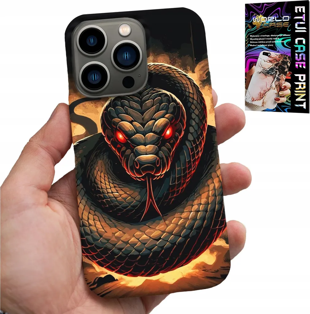 LXURY Custodia in pelle per iPhone 14 Pro Max/14 Pro/14 Plus/14, con stampa serpente, custodia in vera pelle con protezione dei bordi rialzati, ultra sottile, verde, 14 Pro