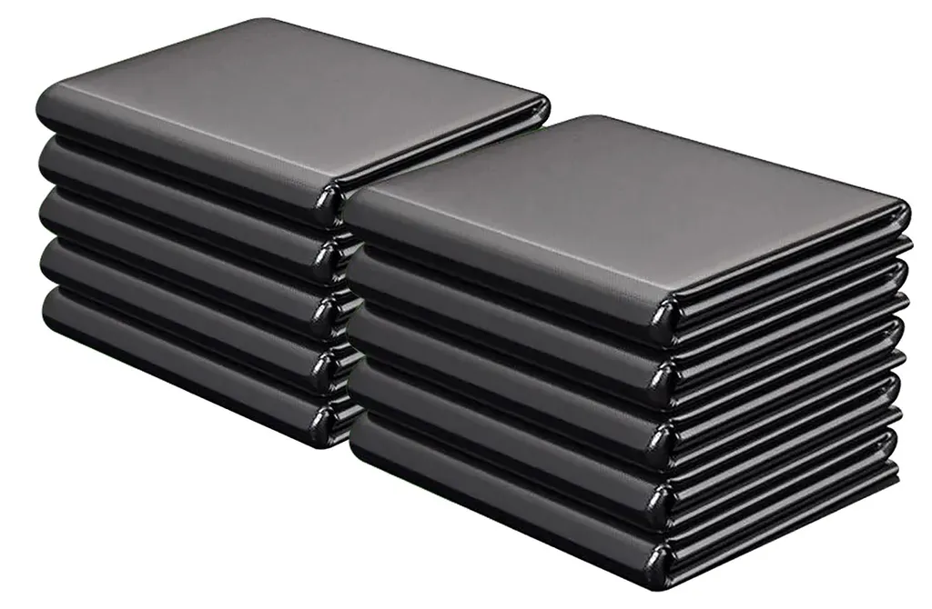 Sacs poubelle noirs ultra-résistants 70 x 80 cm pour usage quotidien