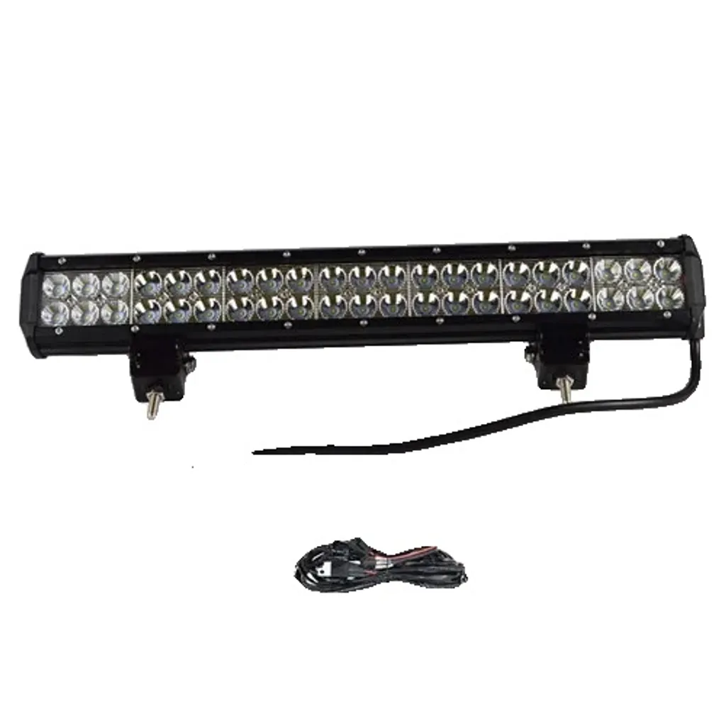 Barre lumineuse LED pour quad et bateau 126W Combo 20 pouces et kit