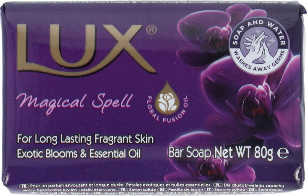 24x LUX Seifenstück 80g Magical Spell Duftseife für Hautpflege und Frische duftend, pflegt die Haut und sorgt für ein angenehmes Duscherlebnis