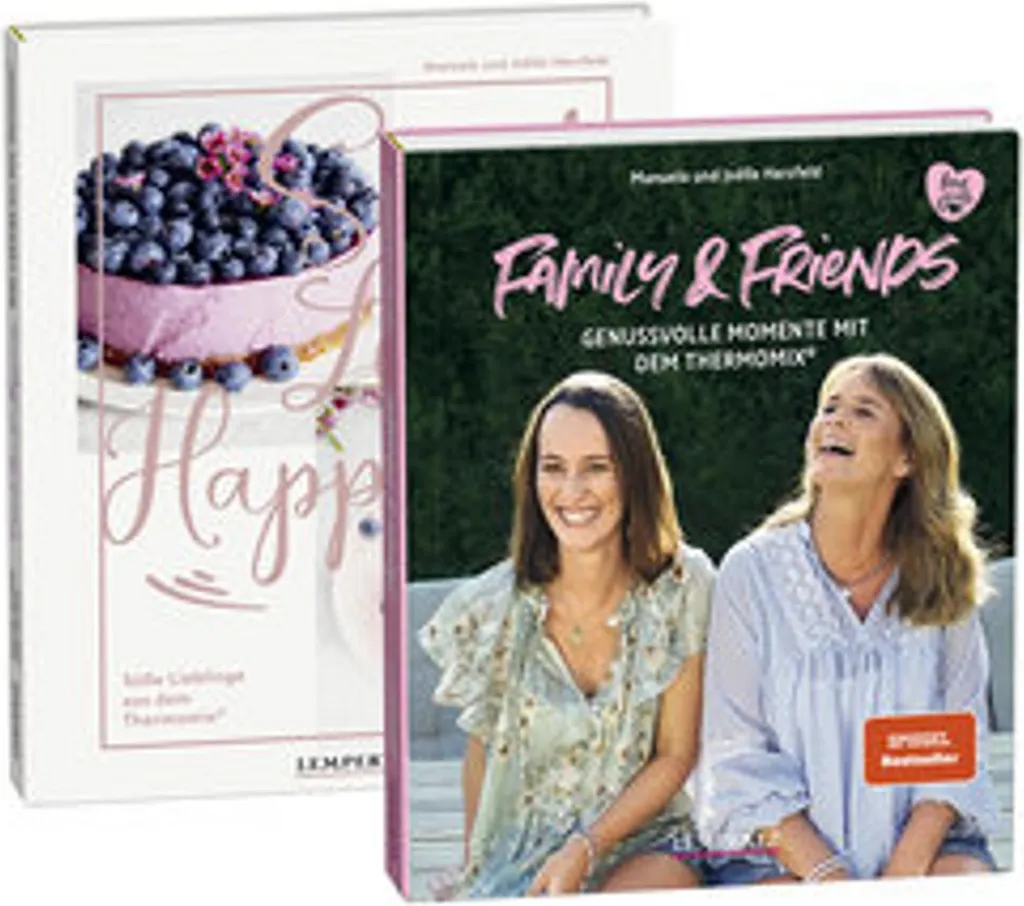 Livre de Cuisine Die besten Glücksrezepte Bundle Food with Love Complet