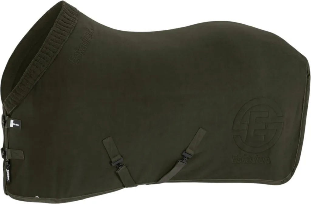 Couverture de transport et séchage Dynamic Double-Fleece 190 vert foncé