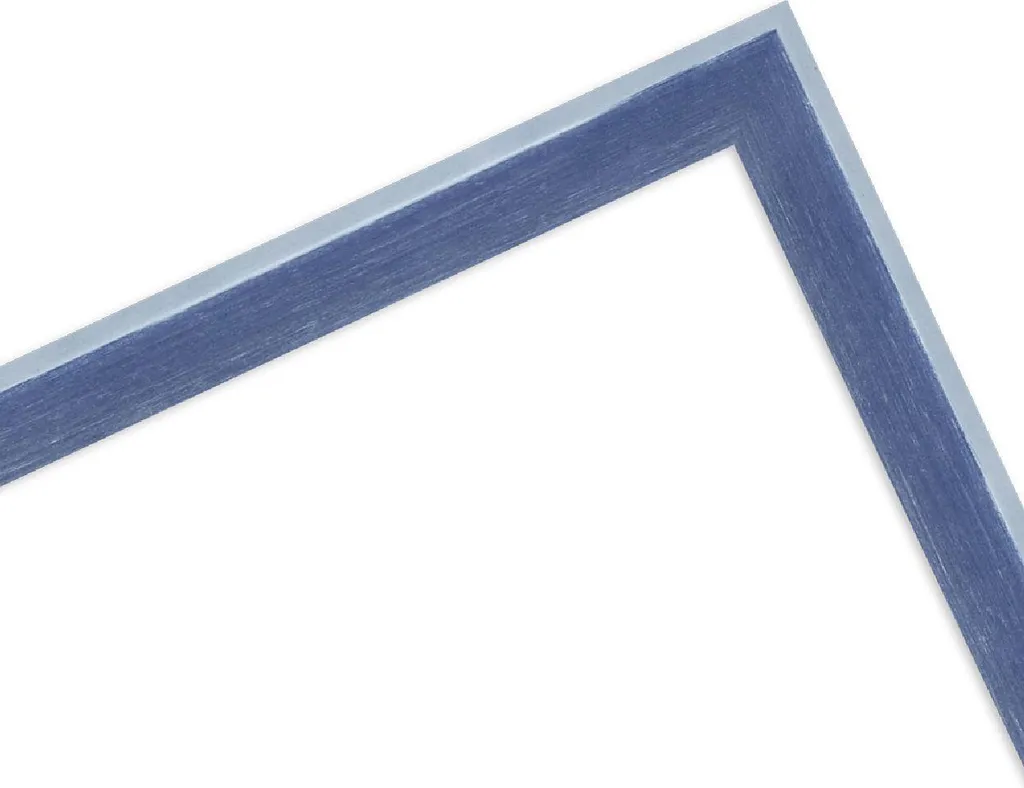 Cornice Blu 25x38 MendeFrames H080 | Design in Legno per Arredo Moderno - 2