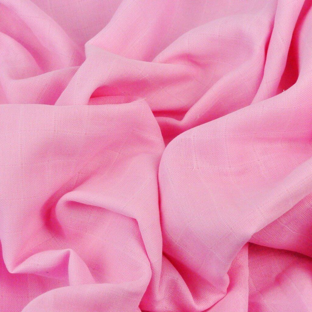Baumwoll-Musselin rosa