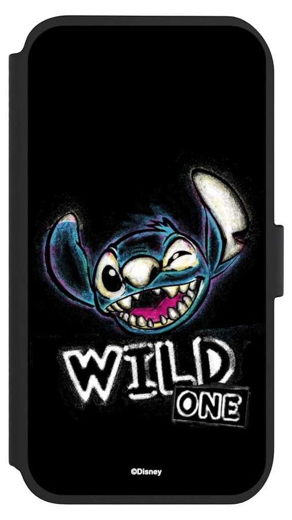NIVOCASE Klapphülle für Apple iPhone 11 Handyhülle aus Kunst Leder NIVOflip schwarz Disney Offizielles Lizenzprodukt Lilo & Stitch