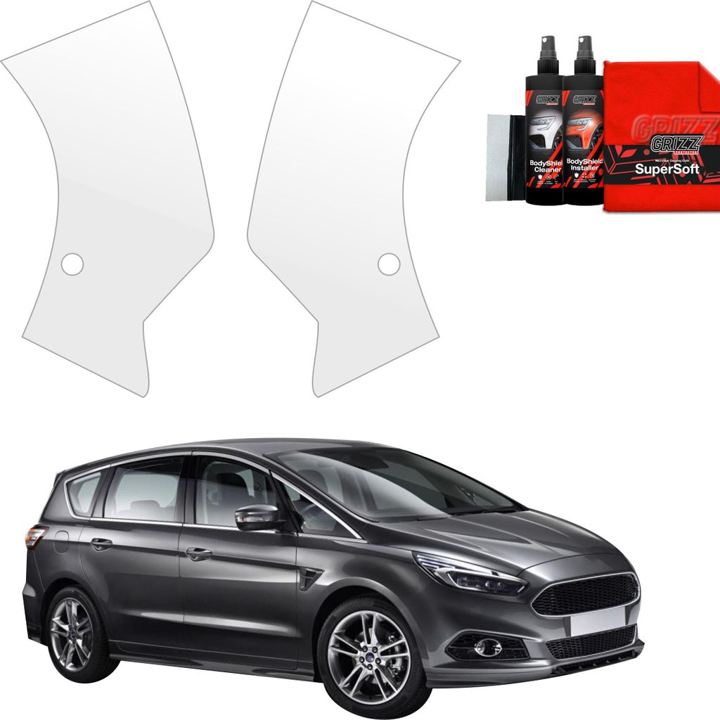 2in1 Schutzfolie für Stoßstange - Ford S-Max MK2 (2015-2019) Grizz Protector